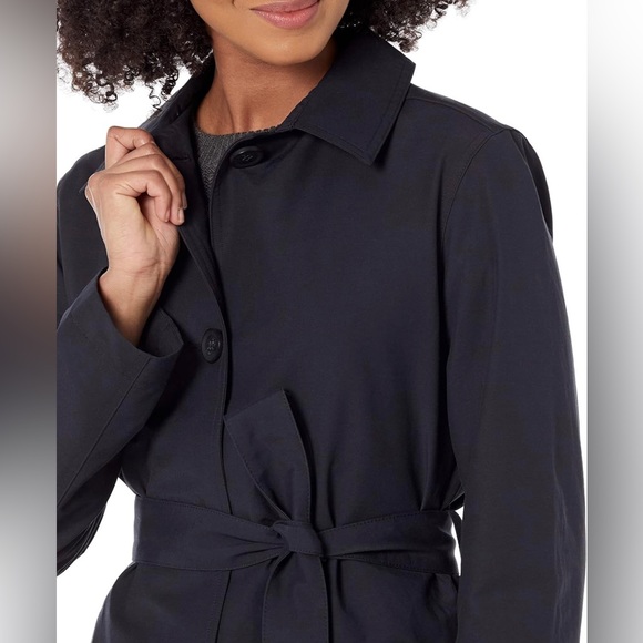 NWT Amazon Essentials Women's Relaxed-Fit Water Repellant Trench Coat - Picture 3 of 4